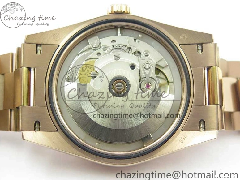 0111 Sophisticated Day-Date 36 RG 128239 Bp Maker Best Edition Silver Dial on RG President Bracelet 3132